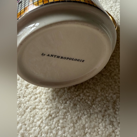 Anthropologie mosaic tile pink butterfly mug - Picture 4 of 5